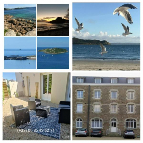 TY SAM Bretagne - Bel appartement maison RDC Terrasse T3-T4 proche plages et commerces